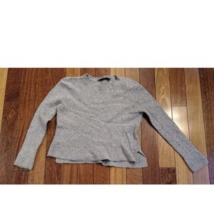Jenni Kayne Wool Mixed Blend Gray Sweater Small FLAW? READ